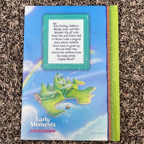 Disney Children’s book. Peter Pan. 6x9 inch hard cover book. - Picture 2 of 3